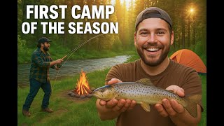 Warm river campground: Epic Fishing, Cooking, and Fun with My Brother!