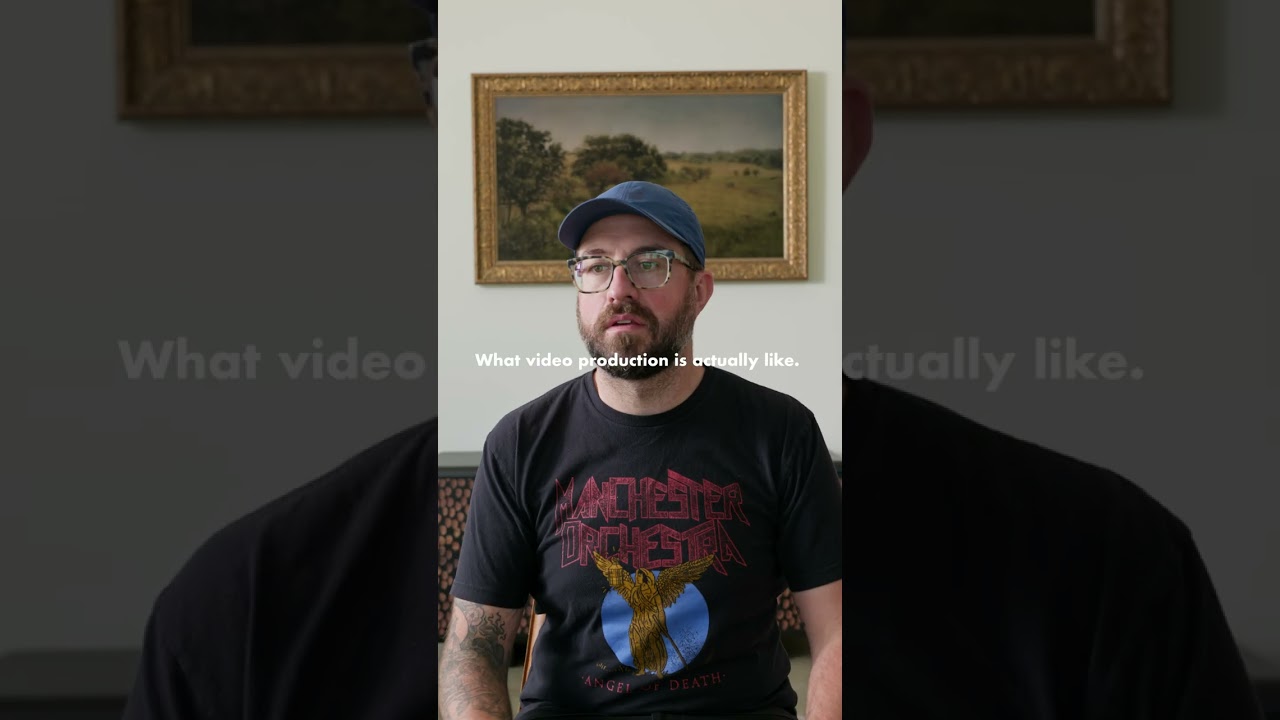 What my wife thinks video production is like.