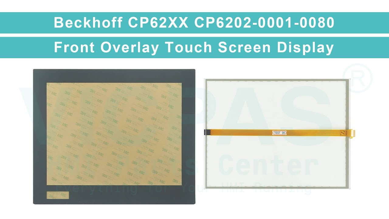 CP6202-0001-0080 Beckhoff CP62xx built-in Panel PC Protective Film Touch Screen Glass Replacement