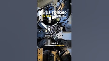 15axis CNC Spring Coiling Machine​Wire dia is up to 26mm#wnj #springmachine