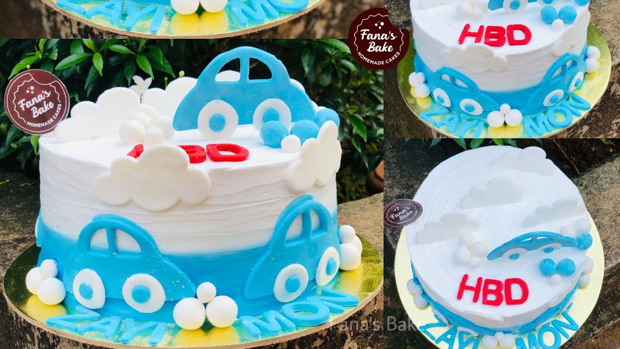 Car Theme Birthday Cake, @Fana's Bake, 
