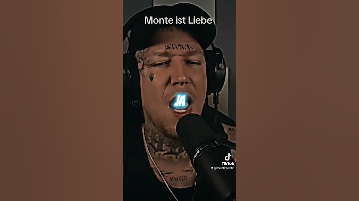 Monte's Loyalität und Lebenseinstellung 10/10  deswegen lieben wir dich.
