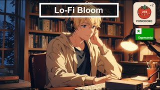 LoFi Study Vocals in Esperanto 1Hour — Gentle Focus & Quiet Courage [Pomodoro Timer 1Hour⏰25/5]