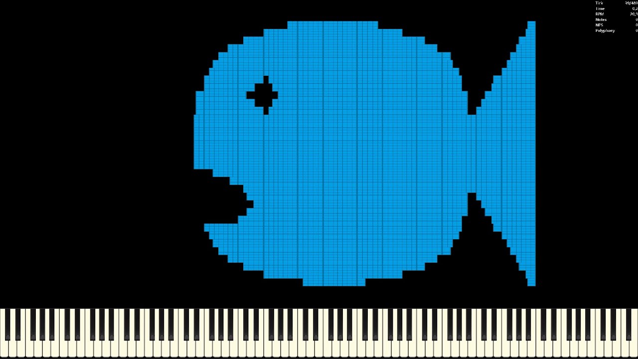 Ultralight MIDI Player. Fish Nut (1,054,656 notes) 🐟