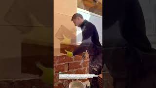 Smart Hollow Brick Installation! Fast Masonry Skills #construction #bricklaying #tools