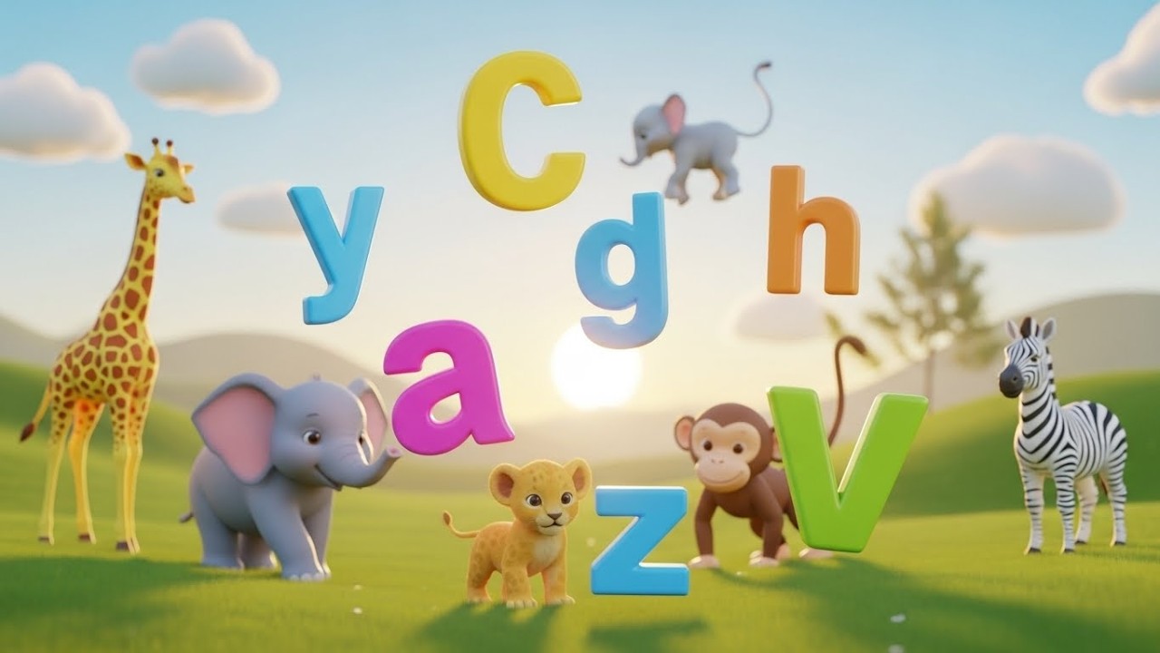 Animal Alphabet Song 🐶🐱🦁 | Fun ABC Animals Song for Kids | Toddler Sing Along