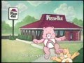 1984 care bear glasses at pizza hut commercial
