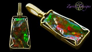 Wire Wrapping Tutorial- Clean &amp; Simple Pendant Design