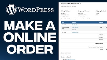 How To Make An Online Order Form Using WordPress | Beginner Tutorial 2022