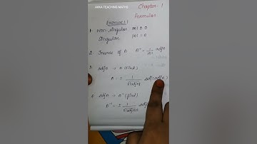 12th Maths|Chapter:1|Exercise 1.1 Formula