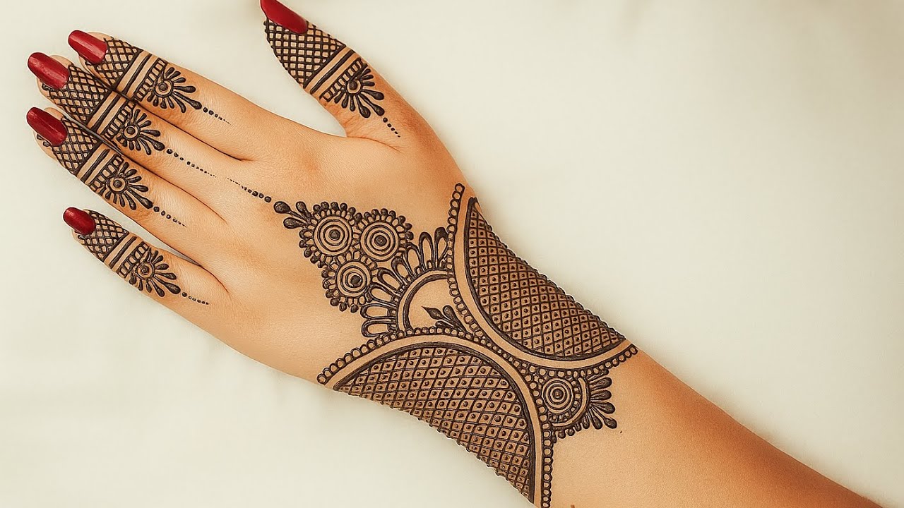 simple and arabic mehndi design for beginners | mehndi design simple |  easy and beautiful mehndi 