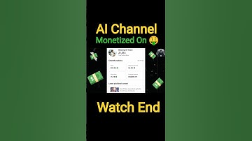 Faceless Channel Monetized 🤑 With AI | Watch End | YouTube Automation Power