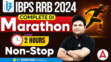 All Types of Data Interpretation | IBPS RRB Quant Marathon 2024 | Maths by Shantanu Shukla
