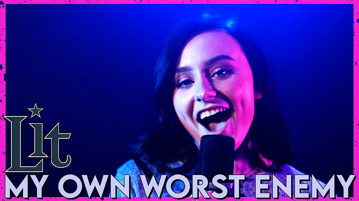 My Own Worst Enemy Cover version - Cover performance video thumbnail