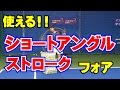 ストロークの技術　ショートアングルストローク(フォア)Tennis Rise テニス・レッスン動画