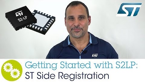 Getting Started with the Sigfox S2-LP Kit: ST Side Registration