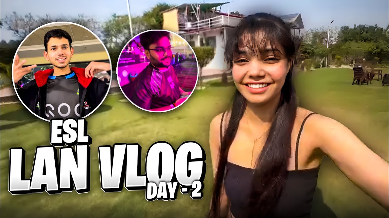 My First VLOG in ESL Lan Event ft @esportswithamit @iflickss - YouTube