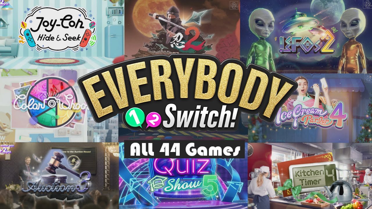 Everybody 1-2 Switch! - Gameplay For All 44 Games 