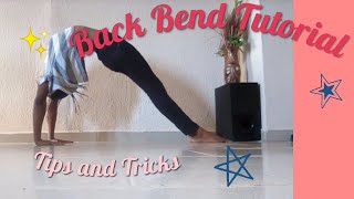 How To Fall Into A Back Bend Back Bend Tutorial How To Do A Bridge.