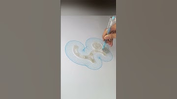 The Beauty of Spirographs Comes to Life: Relaxing ASMR Art. #art #asmr #spirograph #2024 #shorts