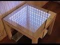 стол с подсветкой эффектом бесконечного зеркала infinity mirror