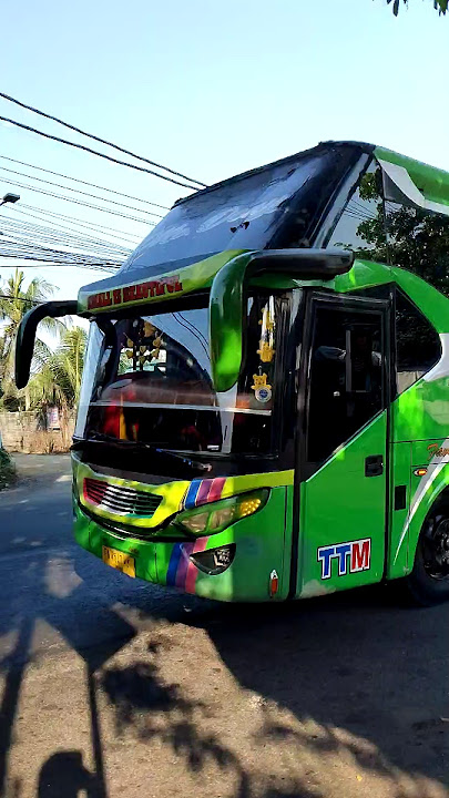 Aksi Kejar-kejaran Bus AKAP Gunung Harta, Titian Mas & Wisata Komodo di Tabanan! #busakap #busmania