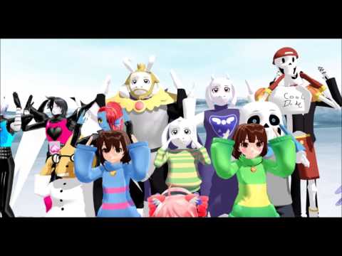 [MMD] Undertale - Caramelldansen v2.0 (ft. Chibi Teto)