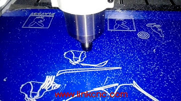 LINKCNC-Router Two head LXM1530 2 working video