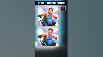 Can you find the 3 differences? #puzzle #difference #spotthedifference  #find #finddifference