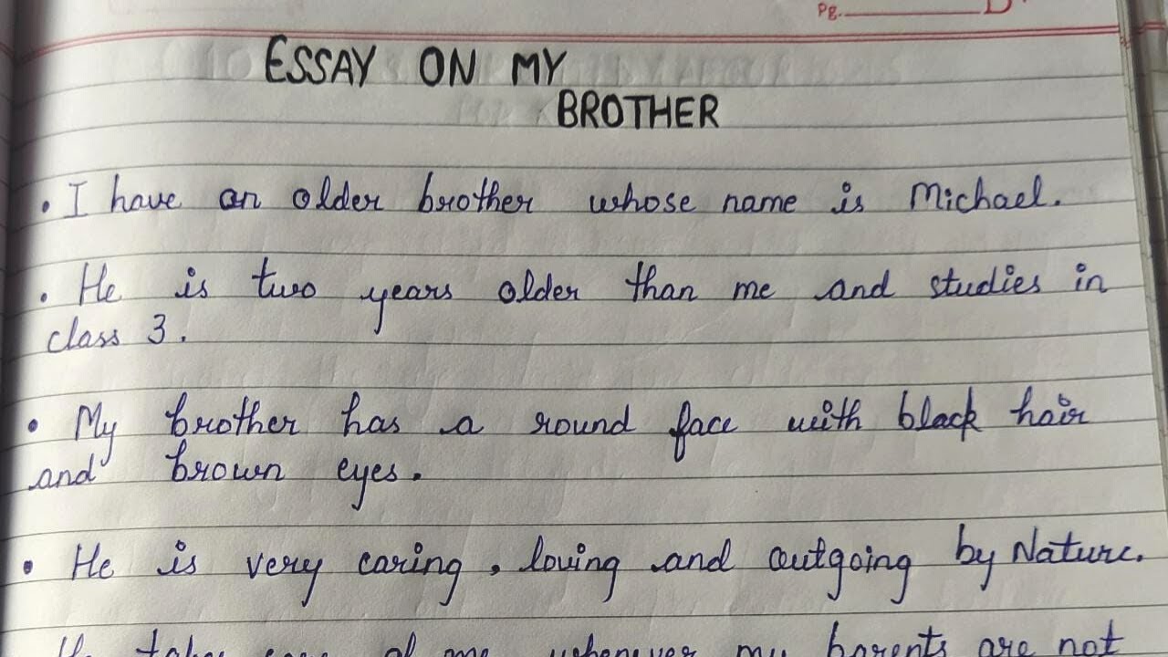 brother influence essay