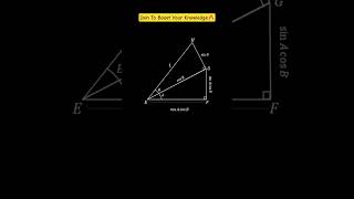 🔥Proof of Trigonometry Formula☠️#trigonometry#ytshorts#formula#class10boardexam#cbse#mathematics
