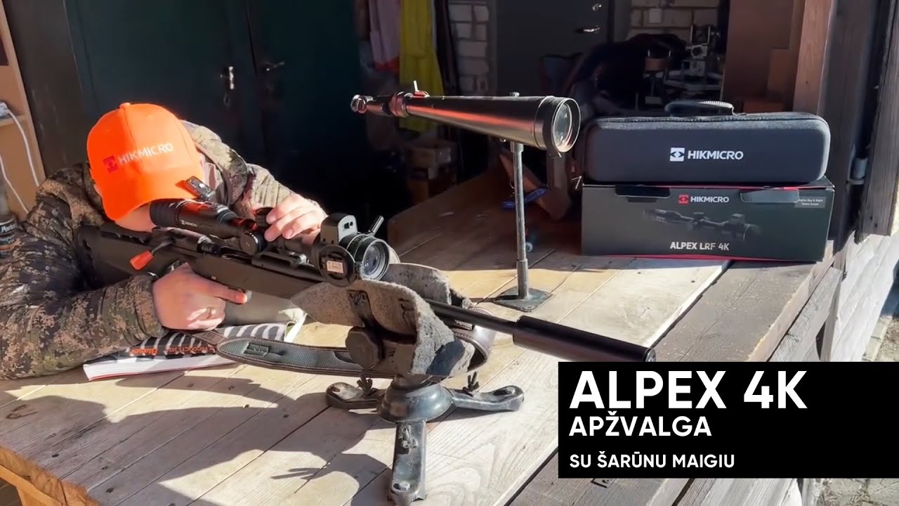 HIKMICRO ALPEX 4K apžvalga su Šarūnu Maigiu
