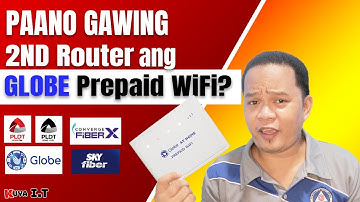 How to ADD GLOBE at HOME PREPAID WiFi ROUTER as SECOND ROUTER to your PLDT Home Fibr at ibang ISP?