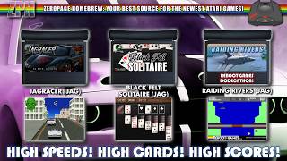 New 3D Racing Game for Atari Jaguar: JagRacer! Plus Black Felt Solitaire & Raiding Rivers Contest!