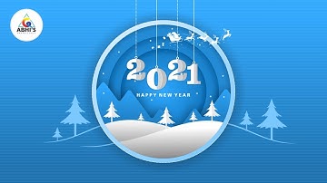 Tutorial 74 - Happy New Year 2021 Special | Corel Draw