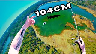 Finlands Sea Pike Saga  Epic Drone Quest Day 5 Pike Fishing  104cm Giants Caught