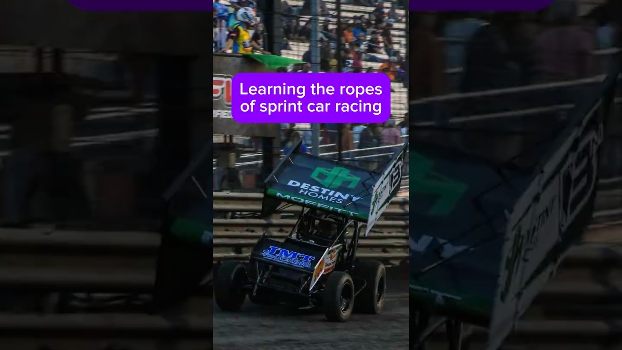 NASCAR Champ Brett Moffitt: “I Always Get My Hands in the WRONG Place!” 😅 #sprintcar