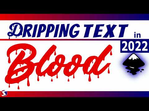 Dripping Text Effect - Inkscape - How to create dripping text effect in inkscape