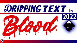 Dripping Text Effect - Inkscape - How to create dripping text effect in inkscape