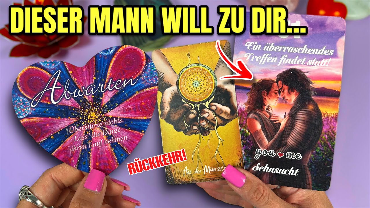 (zweite) CHANCE ❤️ ein Mann ist auf dem WEG der ihm NICHT LEICHT gemacht wird... Tarot Liebe