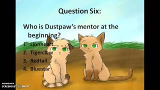 Warrior Cats Into The Wild - Quiz Warrior Cats Into The Wild - Quiz