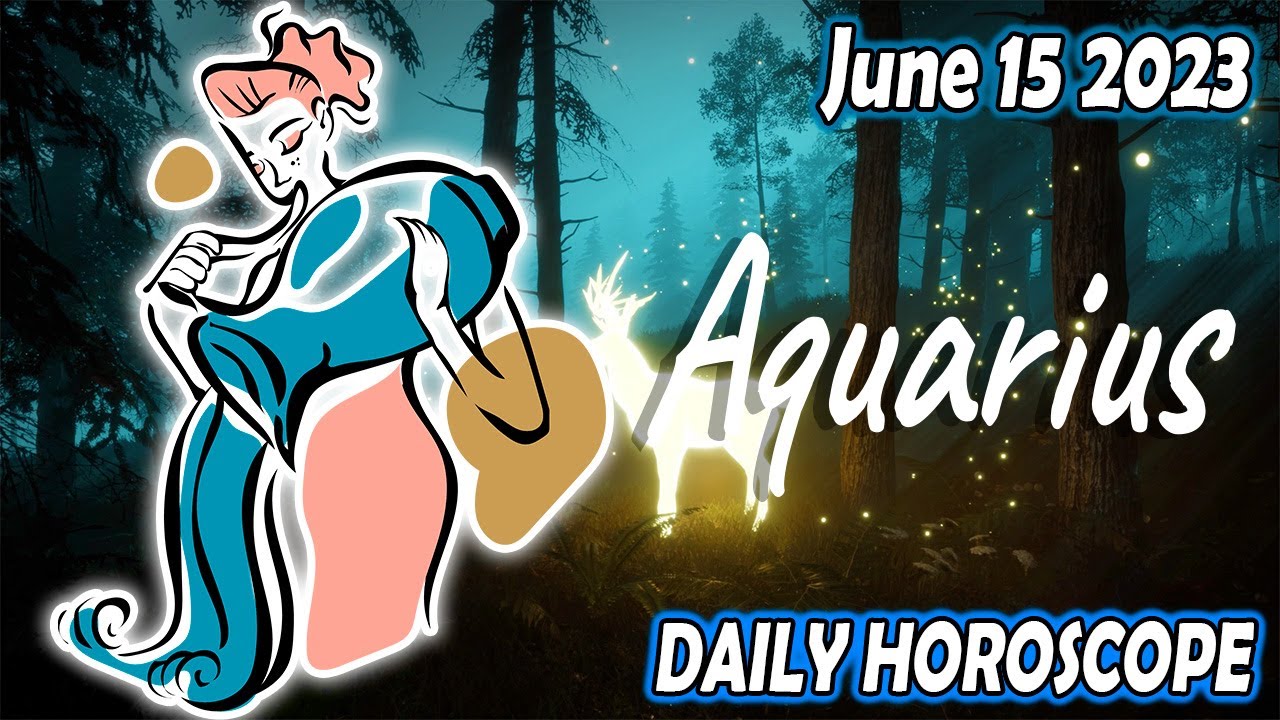 🔆DAILY HOROSCOPE🔆AQUARIUS ︎DAILY HOROSCOPE JUNE 15 2023 ︎🔯TAROT