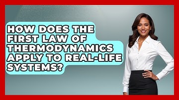 How Does the First Law of Thermodynamics Apply to Real-Life Systems? - Thermodynamics For Everyone