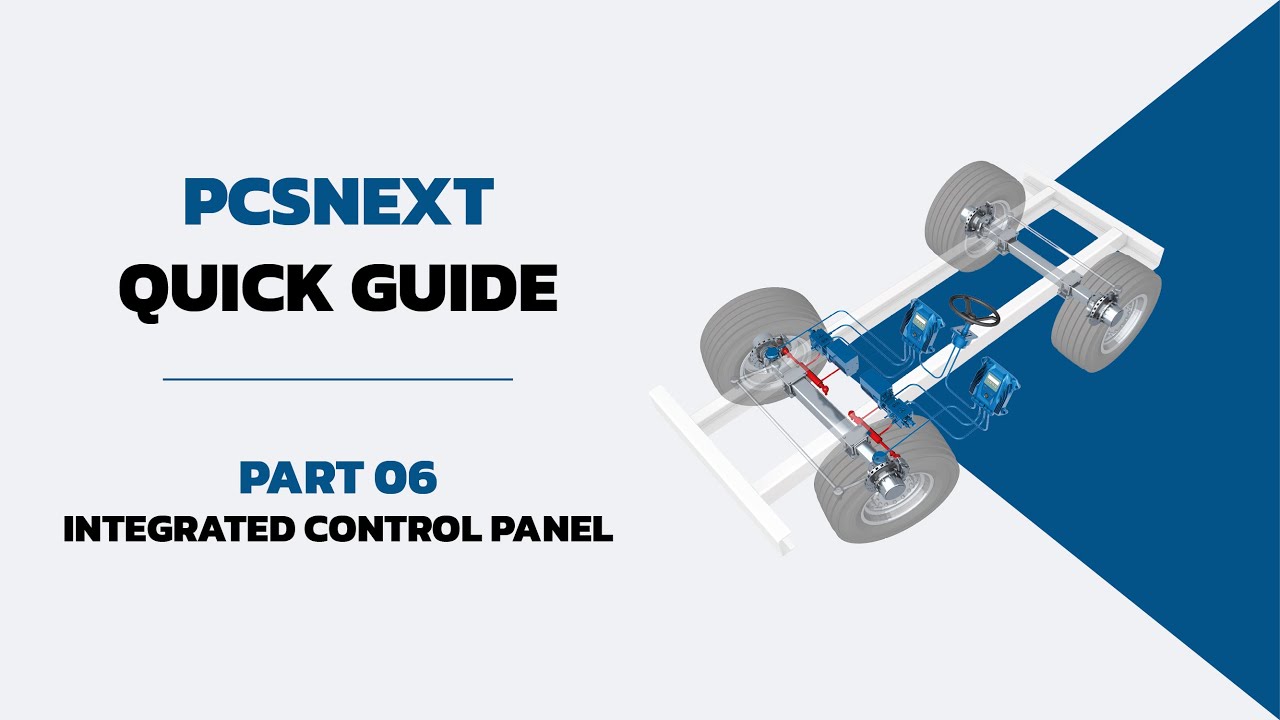 PCSnext Quick Guide – Part 06 | Integrated Control Panel