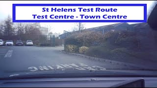 St Helens Test Route 2023  Test Centre to Town Centre