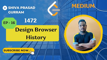 Lecture 16: Design Browser History | Doubly Linked List | SPG | JAVA
