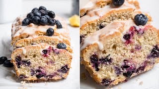 Incredible 1 Hour Vegan Lemon Blueberry Bread