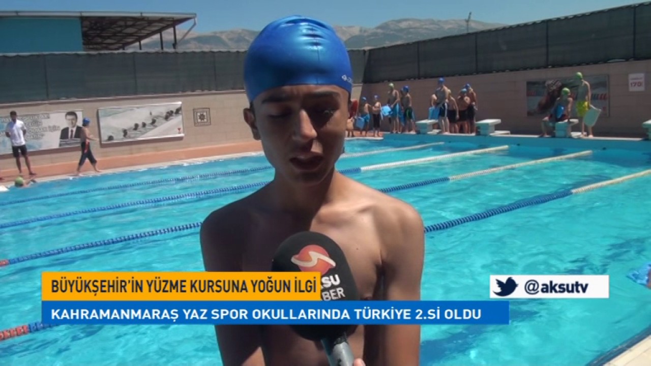 Büyükşehir’in Yüzme Kursuna Yoğun İlgi