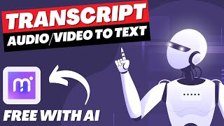 How to Convert Audio to Text Using AI for FREE (and Video too!) | Automatic AI Transcription