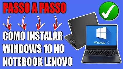 NOTEBOOK veio com LINUX? Veja como instalar o WINDOWS 10! (IdeaPad Gaming 3i)